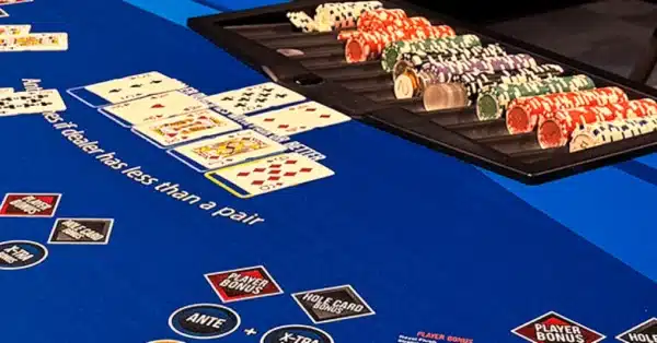 Jackpot Hold'Em table