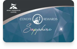 Sapphire Coyote Reward Card